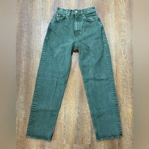 MOUSSY PLAIN JEANS SZ.25 green style # 010eaa12-1550